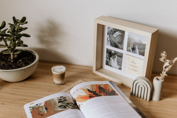 Marco de fotos - Cuadrado 3 fotos