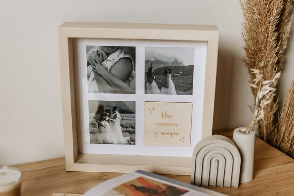 Marco de fotos - Cuadrado 3 fotos