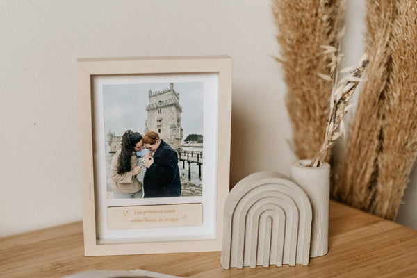 Marco de fotos - Placa madera