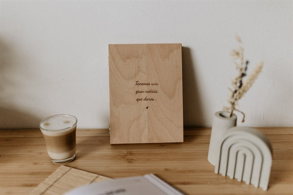 Marco de fotos personalizado libro - ¡Vais a ser...!