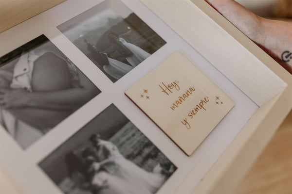 Marco de fotos - Cuadrado 3 fotos