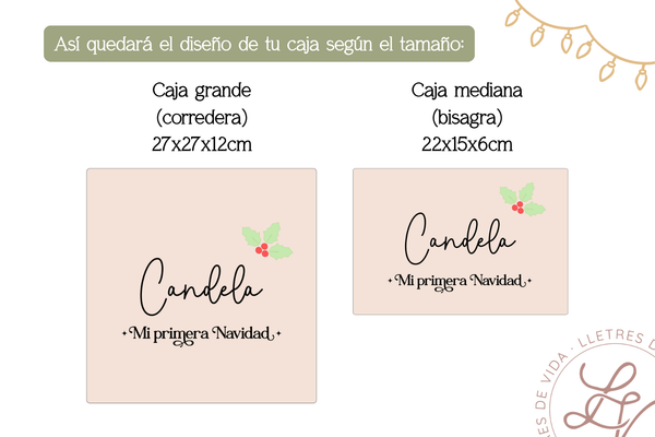 Caja recuerdos - Navidad