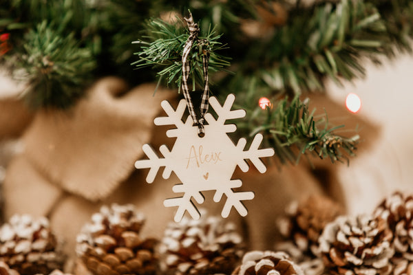 Adorno Navidad - Copo de nieve