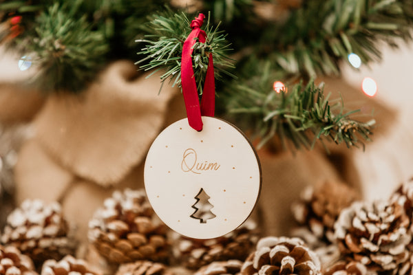 Adorno Navidad - Redonda árbol