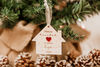 Adorno Navidad - Casa corazón