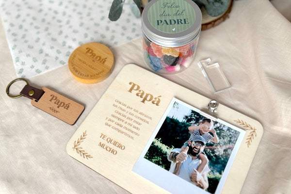 Caja regalo - Día del padre marco pinza