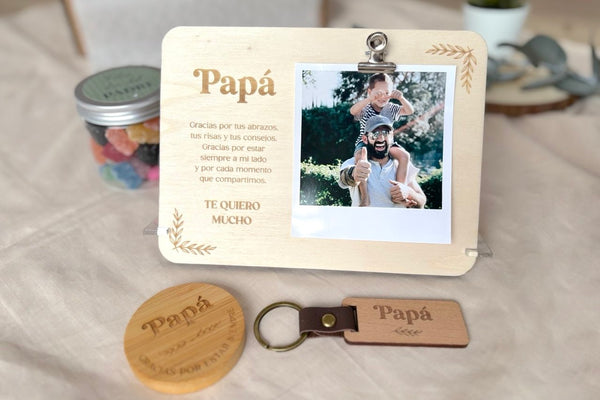 Caja regalo - Día del padre marco pinza