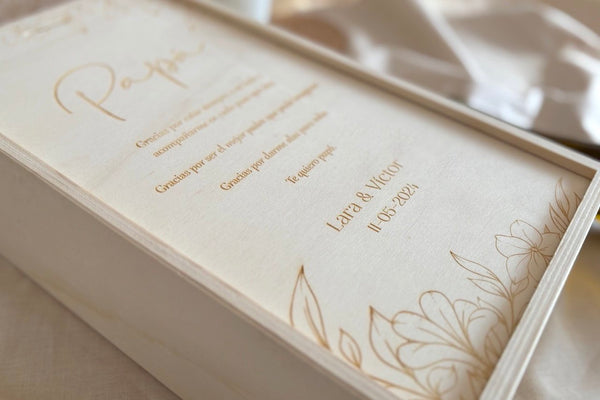 Caja vino doble - Botánica