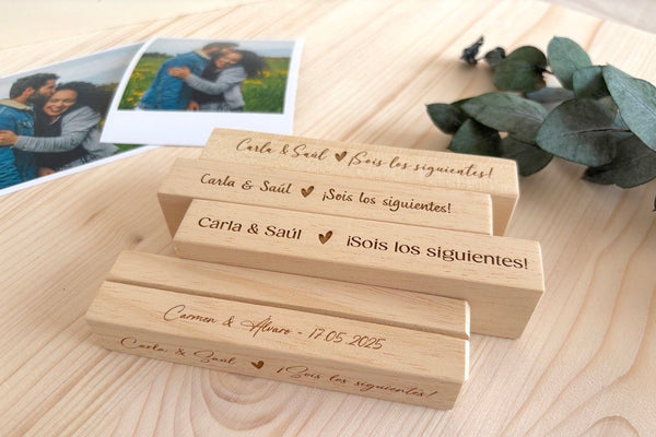 Base porta fotos - ¡Sois los siguientes!