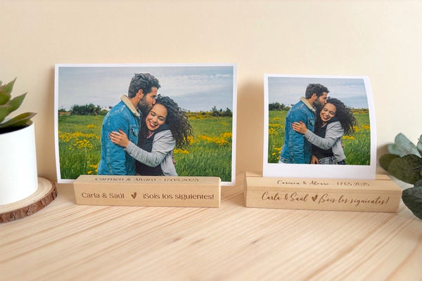 Base porta fotos - ¡Sois los siguientes!