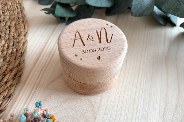 Mini caja porta alianzas