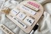 Placa madera personalizada - Primeras veces