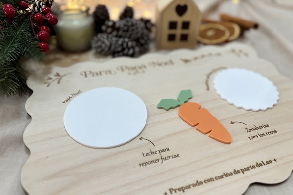 Bandeja Navidad personalizada