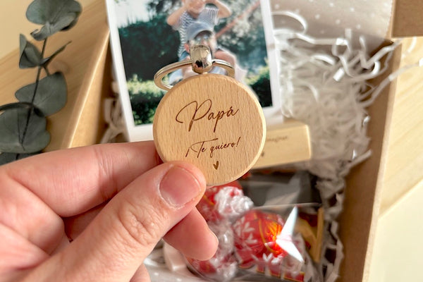 Caja regalo - Día del padre (base porta fotos)