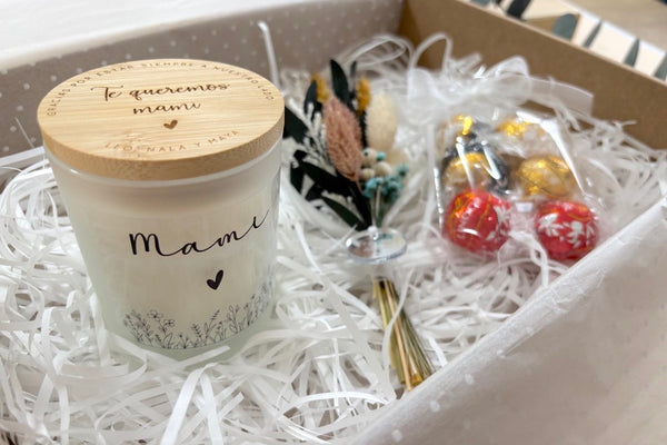 Caja regalo - Día de la madre (vela)