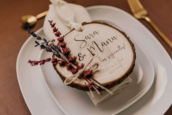 Rodaja madera ¡Sois los siguientes! - Ramillete - Lletres de Vida