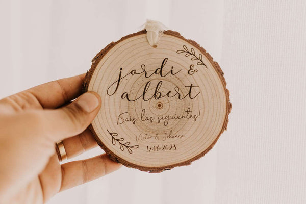 Rodaja madera ¡Sois los siguientes! - Ramitas - Lletres de Vida