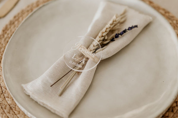 Marcasitios metacrilato transparente circulo