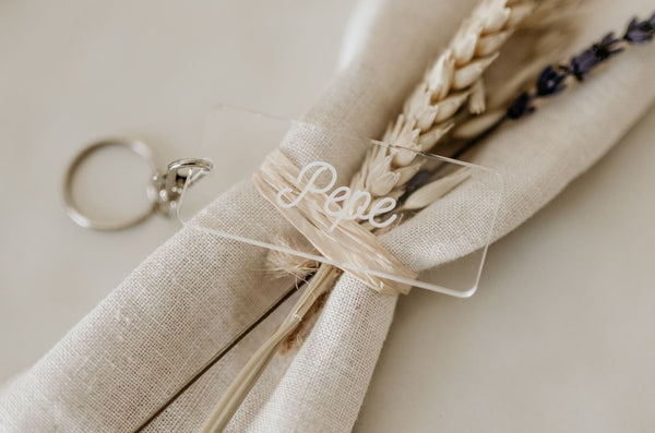 Marcasitios rectangular - Transparente