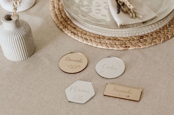 Marcasitios metacrilato efecto espejo