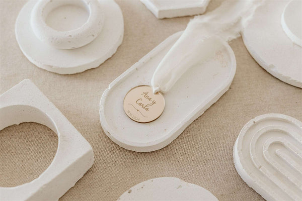 Medalla para ramo - Separador corazón