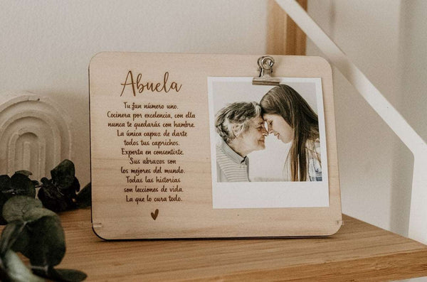 Marco de fotos personalizado corazón