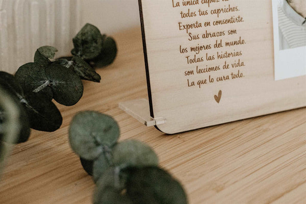 Marco de fotos personalizado corazón