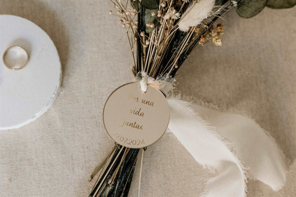 Medalla para ramo - Frase