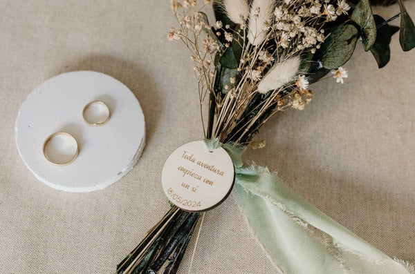 Medalla para ramo - Frase