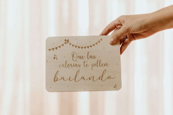 Cartel - Que las calorías te pillen bailando - Lletres de Vida