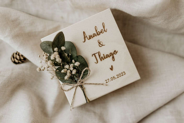 Caja Porta alianzas - Ramillete - Lletres de Vida