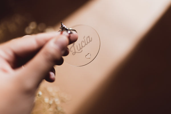 Llavero metacrilato - Corazón - Lletres de Vida