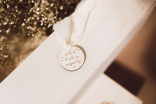 Medalla para ramo - Estrellas - Lletres de Vida