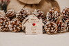 Adorno Navidad - Casa corazón