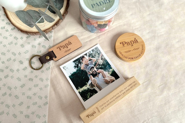 Caja regalo - Día del padre base porta fotos