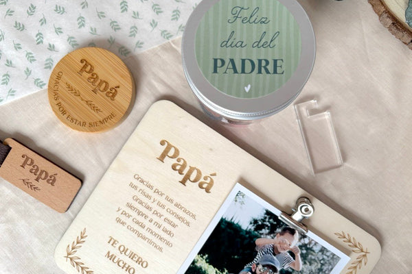 Caja regalo - Día del padre marco pinza