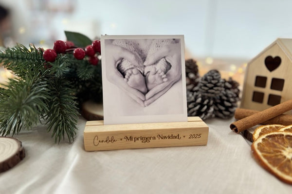 Base porta fotos - Navidad